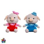 عروسک خوک دختر و پسر یانیک خوش لباس بامزه