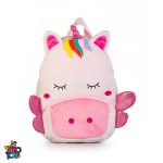 کوله پشتی پولیشی طرح حیوانات یانیک یونی کورن صورتی