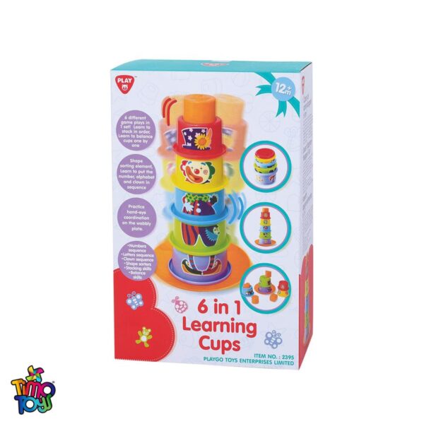 جورچین آموزشی پلی گو Playgo learning Cups