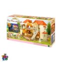 خانواده سیلوانیان Sylvanian families مدل خانه شهری چراغدار City House کد 2752