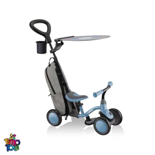 سه چرخه گلوبر آبی LEARNING BIKE 3 in 1 DELUXE