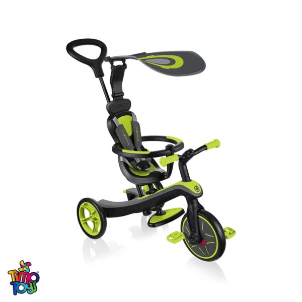 سه چرخه گلوبر سبز EXPLORER TRIKE 4 in 1