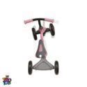 سه چرخه گلوبر صورتی LEARNING BIKE 3 in 1 DELUXE بدنه محکم و آلومینیومی با قفل چرخ