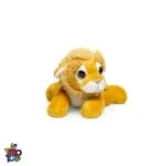 عروسک شیر خوابیده یانیک رنگ نارنجی