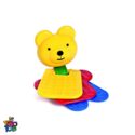 جغجغه مدل خرس AMBI TOYS زرد رنگ