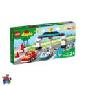 لگو DUPLO مدل RACE CARS کد 10947 قرمز و آبی مدل مسابقه ای