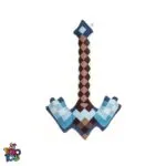 کلنگ پولیشی ماینکرافت یانیک ابی و سفید نرم