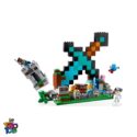 the sword outpost lego 21244 سرباز creeper دارای 427 قطعه شمشیر الماس