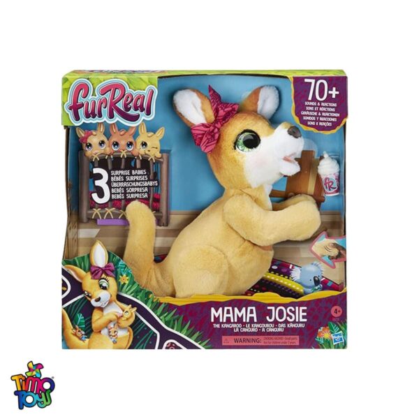 عروسک رباتیک کانگورو Hasbro Mama Josie کد E6724 - تیموتویز