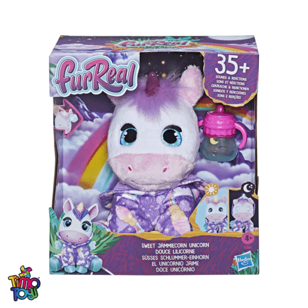 عروسک رباتیک یونیکورن Sweet Jammiecorn Unicorn کد F2066 - تیموتویز