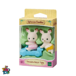 خانواده سیلوانیان مدل خرگوش دوقلو شکلاتی کد 5420 - تیموتویز